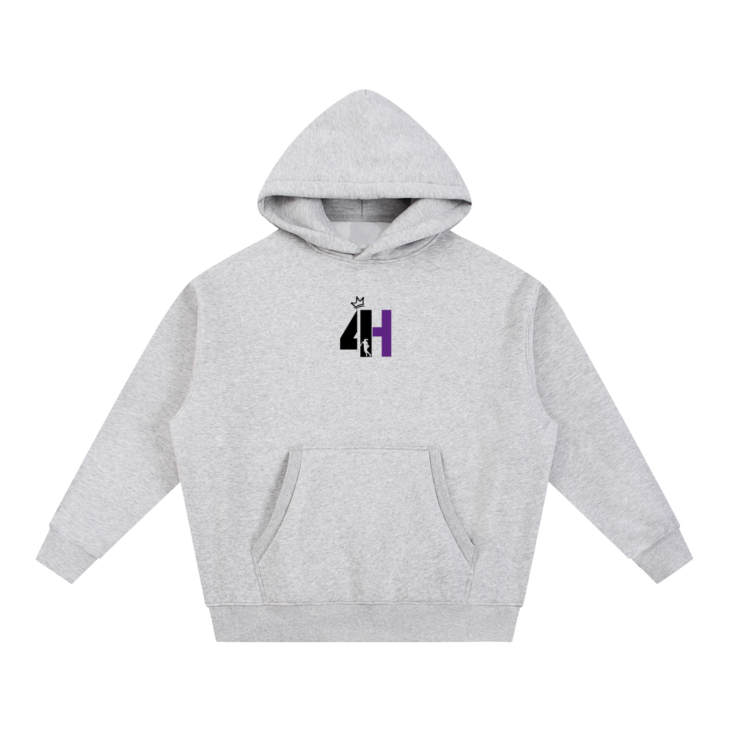 ADULT GREY HOODIE | QUEEN OF THE COURT